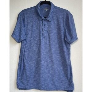 J Crew Shirt Polo Men Small Light Blue Short Sleeve Collared Casual Pullover